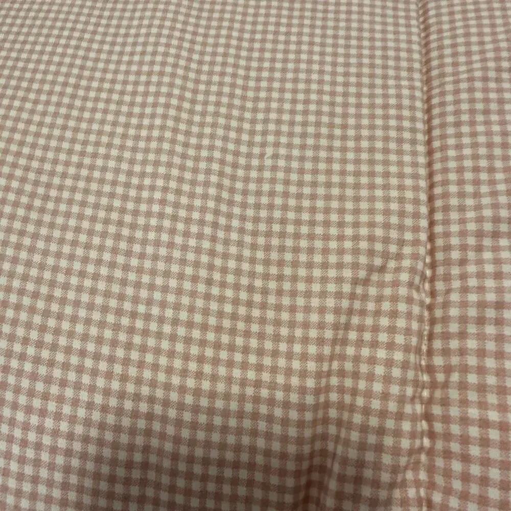 Ralph Lauren RARE Wendy Pink Gingham Check Plaid Comforter Queen Hand Quilted
